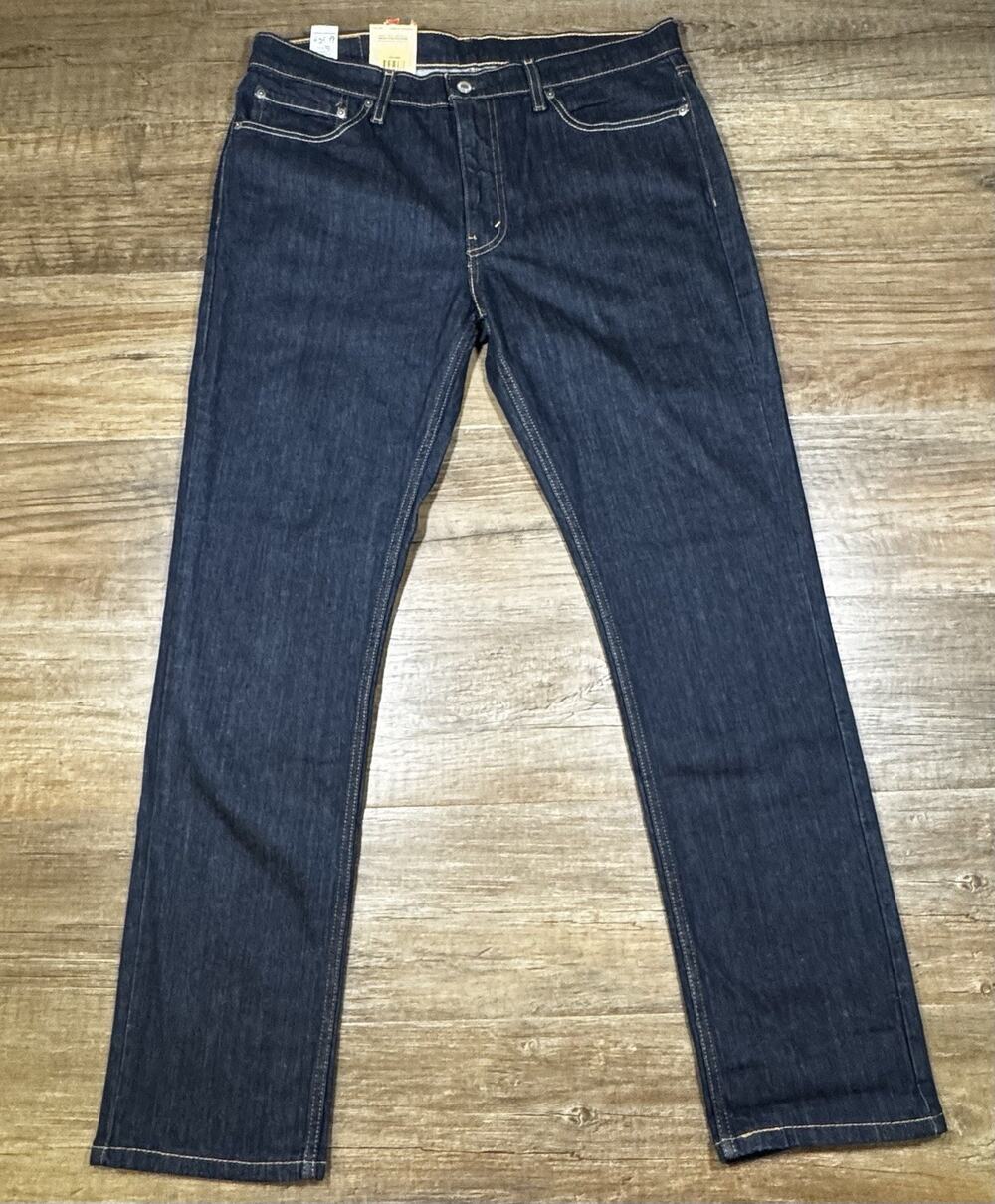 Levi’s 511 Slim Fit Jeans Mens 36x32 Dark Wash Stretch Denim NWT